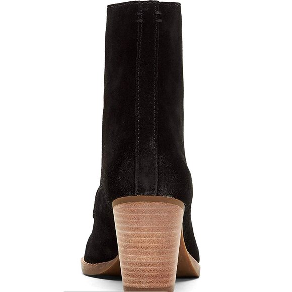 NIB FRYE ALLISTER LACE UP BLACK LEATHER BOOTS - Picture 5 of 9